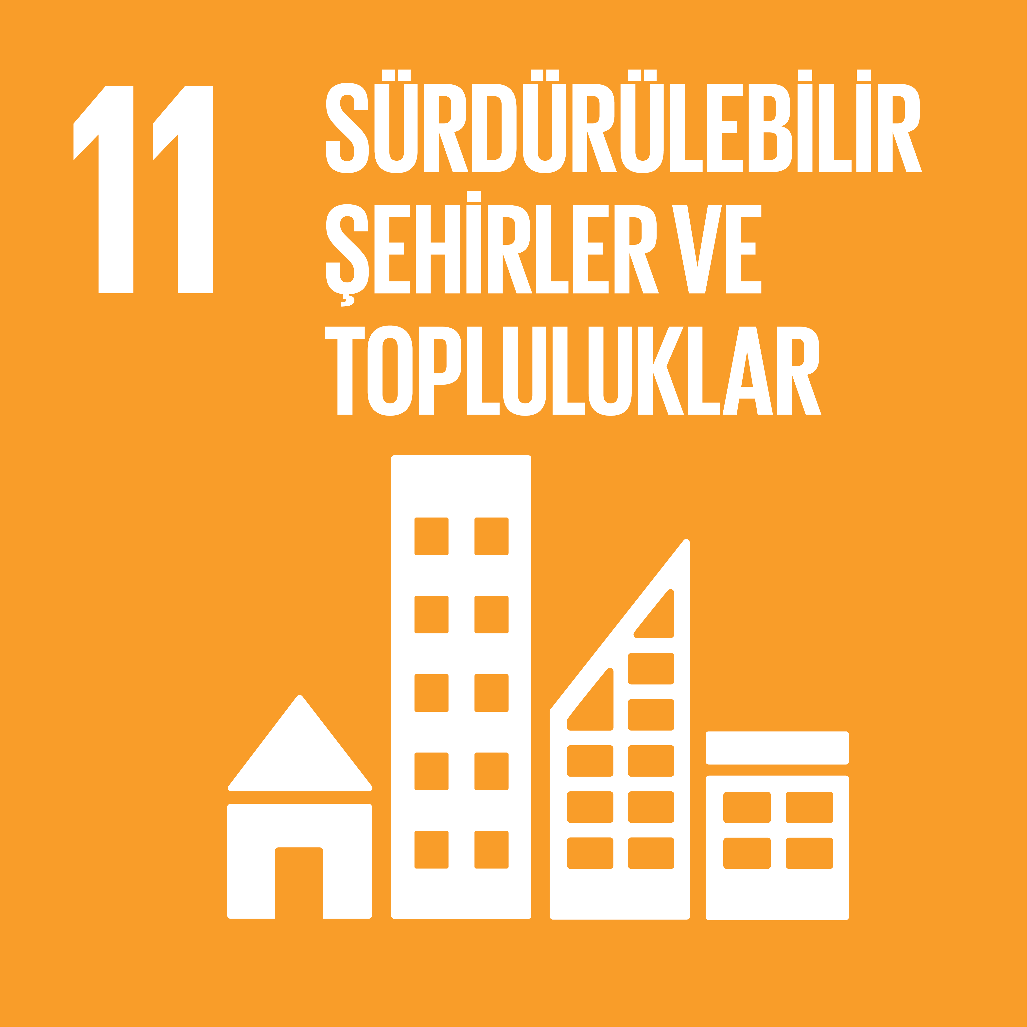 Amaç 11: Sürdürülebilir şehirler ve topluluklar